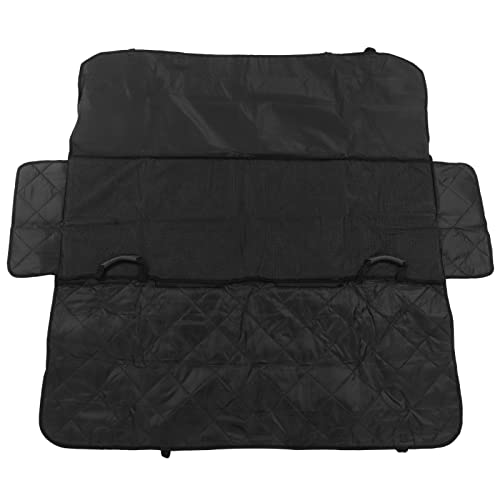 Segrehy Hunde Rücksitz Extender wasserdichte Oxford Stoff rutschfeste atmungsaktive minimalistische Haustier Backseat Bridge Schwarz von Segrehy
