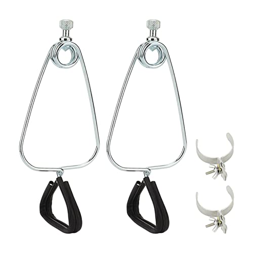 Segrehy Lampenschattenhalter Reptilienklemme Ständer Iron Starke Griff wärmefeste leicht zu bedienen für Reptilienkuppel leichte Schildkröte Eidechse Haustiere 2 Sets 19x8.2x7cm von Segrehy
