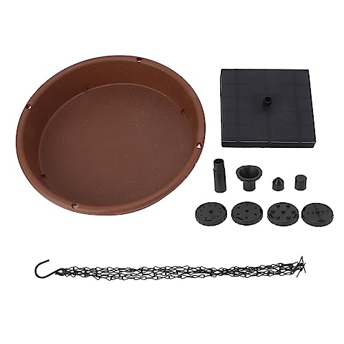 Solar angetriebener Vogelbadbrunnen Ökofreundlich hängen runde Vogelbadpumpe Schüssel mit 6 Düse DIY Vogelbad Set für Garten im Freien Yard Parks Plastik 30,5 x 5,8 cm Solar angetriebener Vogelbadbrunnen Ökofreundlich hängen runde Vogelbadpumpe Schüssel mit 6 Düse DIY Vogelbad Set für Garten im Freien Yard Parks Plastik 30,5 x 5,8 cm von Segrehy
