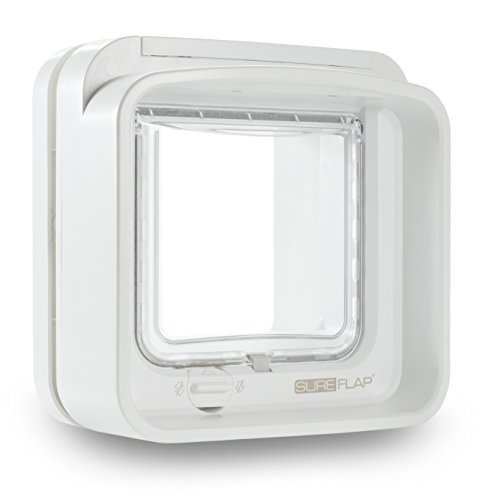 SureFlap DualScan Katzenklappe, weiss 1 Stück (1er Pack) von SureFlap