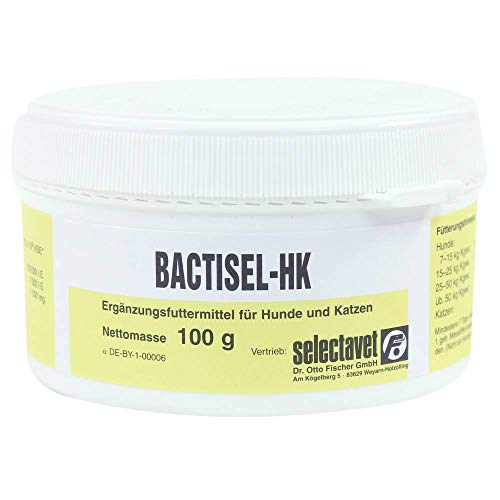 Bactisel-HK Ergänzungsfuttermittel für Hunde und Katzen, 100g von Selectavet