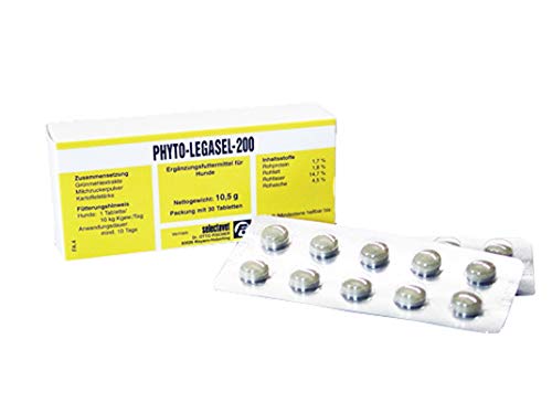 Selectavet Phyto Legasel für Hunde 200mg 30 Tabletten von Selectavet