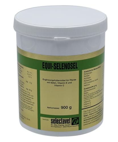 Selectavet Equi Selenosel | 900 g | Ergänzungsfuttermittel für Pferde | Zur Unterstützung des Antioxidantienstatus während Aufzucht, Fortpflanzung und Leistungssport von Selectavet