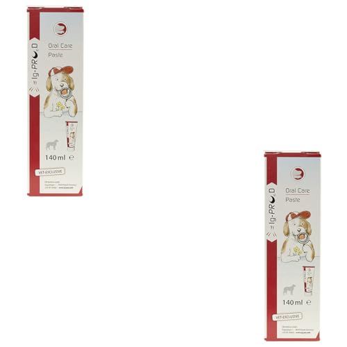 Selectavet Ig-PRO D Oral Care Paste | Doppelpack | 2 x 140 ml | Ergänzungsfuttermittel für Hunde | Zusatzversorgung mit wichtigen Nährstoffen & zur Unterstützung der Maulhygiene Selectavet Ig-PRO D Oral Care Paste | Doppelpack | 2 x 140 ml | Ergänzungsfuttermittel für Hunde | Zusatzversorgung mit wichtigen Nährstoffen & zur Unterstützung der Maulhygiene von Selectavet