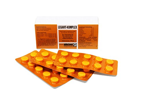 Selectavet LEGAVIT-KOMPLEX | 100 Tabletten | Diät-Ergänzungsfuttermittel für Hunde und Katzen | Zur Unterstützung der Leberfunktion bei chronischer Leberinsuffizienz von Selectavet