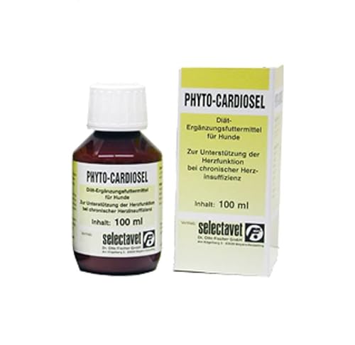 Selectavet Phyto-Cardiosel 100 ml | Herzfunktion bei Hunden & Katzen | L-Carnitin Weißdorn von Selectavet
