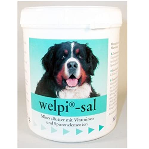 Selectavet WELPI SAL | 500g | Ergänzungsfuttermittel für Hunde mit Spurenelementen und Vitaminen | Kann dabei helfen Mangelerscheinungen bei Hunden auszugleichen | Mit Calcium von Selectavet