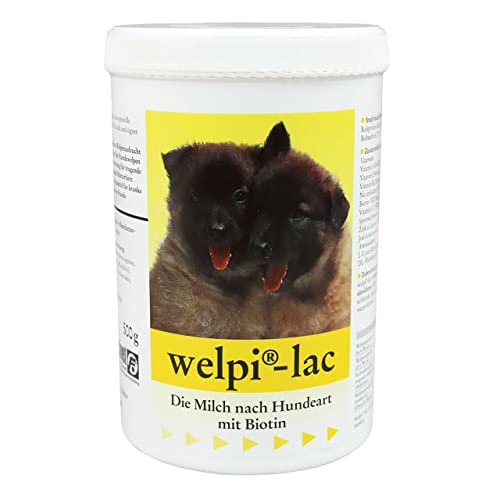 selectavet Welpi-Lac 500 g | Welpenmilch für Hundewelpen | Biotin | Aufzucht Kraftnahrung von Selectavet