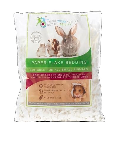 Selections Garden Hamster Bedding Geschreddertes Papier, sicheres Recyclingpapier, 25 x 18 cm von Selections Garden
