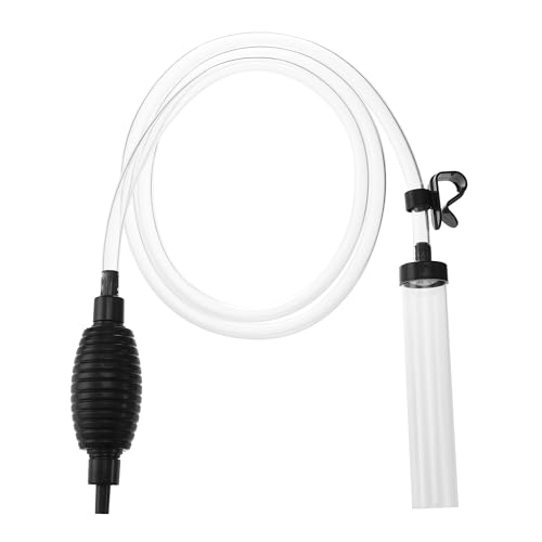 Seltomer Aquarium-Kies-Staubsauger, Handpumpe, Siphon, Wasserwechsler für Aquarien, Reinigung von Kies und Sand, 2,1 m von Seltomer