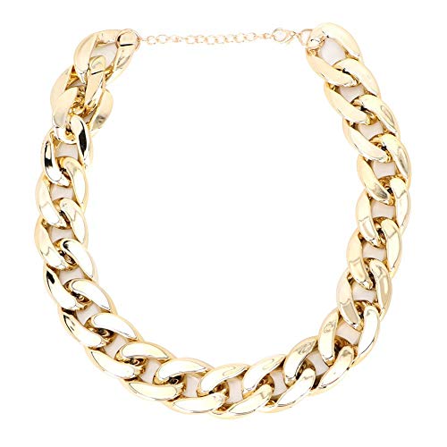 Sommergeschenk Semiter Choke Gold Hundekette Choker, French Bulldog Choke Chain Hundehalsband, glänzend für Hund Haustier(Golden) von Semiter