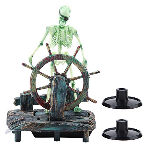 Action Aquarium Deko, Piratenkapitän Aquarium Landschaft Dekoration Aquarium Dekorationen Landschaft Skelett auf Rad Action Figure Aquarium Ornament Action Aquarium Deko, Piratenkapitän Aquarium Landschaft Dekoration Aquarium Dekorationen Landschaft Skelett auf Rad Action Figure Aquarium Ornament von Semme