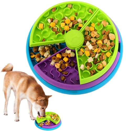 Interaktives Intelligenzspielzeug - Langsamfresser, Denkspiele zur Hundebeschäftigung, Slow Feeder, IQ-Training für Hunde von Senchinner