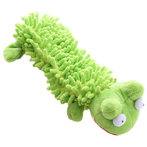 Gefülltes Hundespielzeug, Plüschgefülltes Hundespielzeug,Langlebiges Hundespielzeug - Weiches, quietschendes Plüsch-Zahnspielzeug für Haustiere, interaktives Haustier-Geschenk, Füllung, niedliches Wel von Senermter