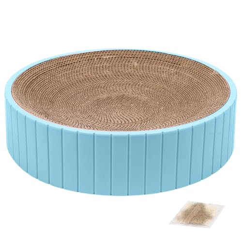 Rundes Katzen Kratzbrett, Kratzmatte Aus Wellpappe, Verschleißfestes Kratzbrett Für Katzentrainingsspielzeug Rundes Katzen Kratzbrett, Kratzmatte Aus Wellpappe, Verschleißfestes Kratzbrett Für Katzentrainingsspielzeug von Senermter