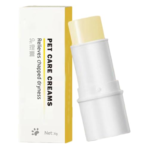 Senermter Hunde Nasencreme, rissiger Hunde Nase Balsam,Große Hundebutter | Pflanzbasierte Hydratation beruhigender Anti-Lick-Beschützer-Salbe Juckreiz Relief Natürliche Versorgung für trockenen Fuß von Senermter