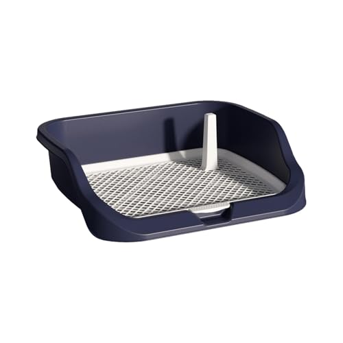 Tablett für das Töpfchentraining für Welpen, Gitter für die Töpfchenbox für Hunde,Hochzaun-Hundetoilettentablett - Pet Indoor Dog Training Toilette mit Post Dog Potty Training Pee Pad Halter für klein Tablett für das Töpfchentraining für Welpen, Gitter für die Töpfchenbox für Hunde,Hochzaun-Hundetoilettentablett - Pet Indoor Dog Training Toilette mit Post Dog Potty Training Pee Pad Halter für klein von Senermter