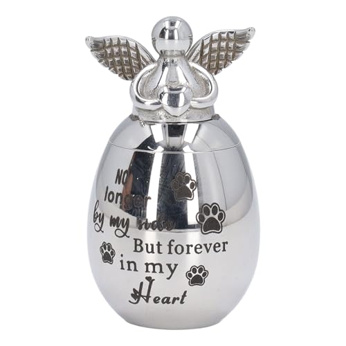 30 X 40mm Pet Cremation Urn Stainless Steel Exquisite Rustproof High Strength for Mantel Bookshelf (Claw Print Large Size) von Senrusa
