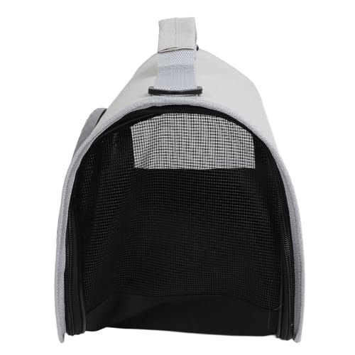 Cat Space Capsule Carrier Breathable Mesh Cover Large Capacity PU Leather Pet Sling Carrier Bag (Type B) von Senrusa