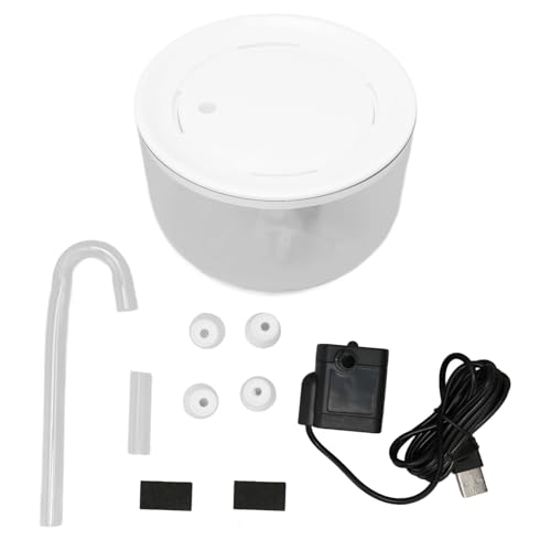 Cat Water Fountain Smart Automatic Super Silent Faucet Shaped Cat Fountain for Cat Kitten von Senrusa