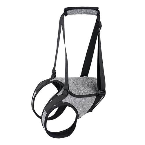 Dog Back Leg Lift Harness Powerful Support Reduces Pressure Adjustable Dog Hind Leg Sling for Injured Elderly Dogs (S) von Senrusa