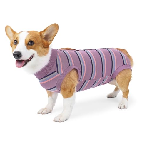 Dog Recovery Suit Breathable Dog Surgery Recovery Suit Puppy Surgical Clothes for Postoperative Recovery (Senrusaq2oS4-15) von Senrusa