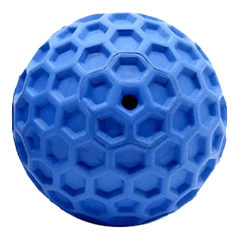Gummi -Hunde Spielzeugball kauen Quietschende Spielzeug Halten Sie Mund Gummibugel für Welpen Doggy (Large) von Senrusa