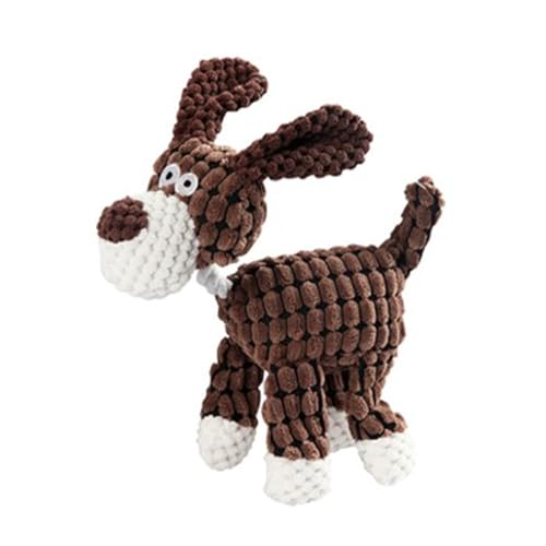 Senrusa Hund weiche Plüschpuppenspielzeug Sound Funktion Biss resistent niedlicher Ausdruck Stofftier Spielzeug für Welpen Senrusa Hund weiche Plüschpuppenspielzeug Sound Funktion Biss resistent niedlicher Ausdruck Stofftier Spielzeug für Welpen von Senrusa