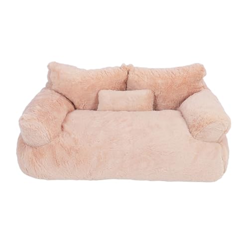 Senrusa Pet Sofa Bed Warm Soft Comfortable Removable Washable Anti Skid Bottom Cat Couch Bed for Cats Dogs (XXL) von Senrusa