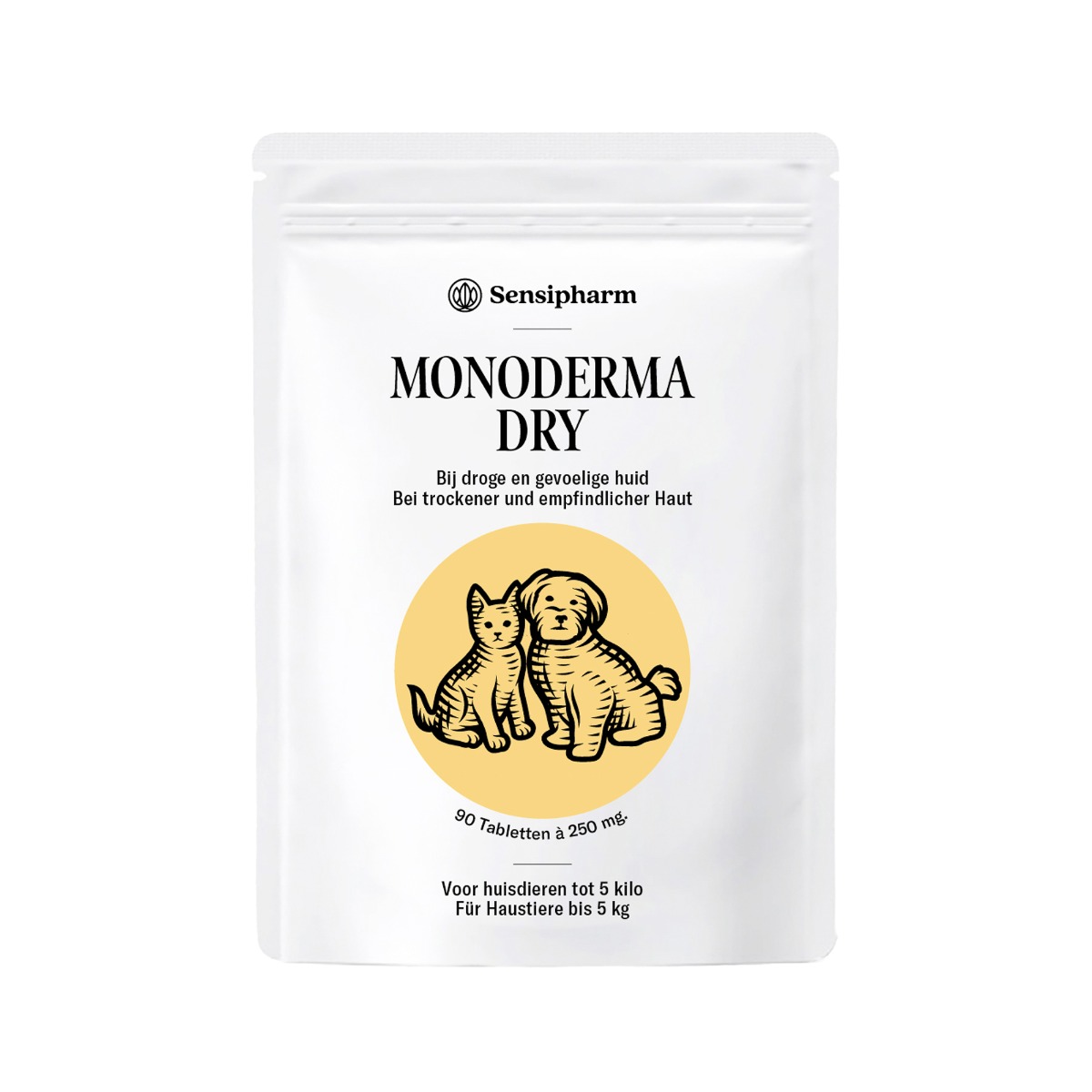 Monoderma Dry - Kleine Haustiere - 90 Tabletten von Sensipharm