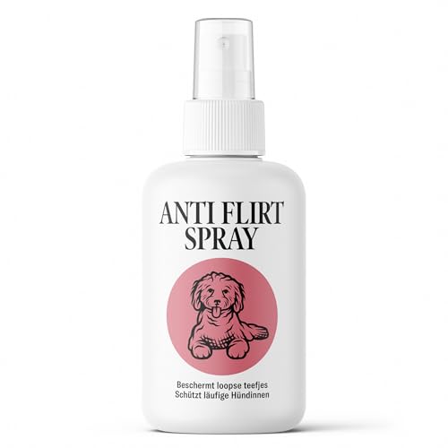 Sensipharm Anti Flirt Spray für Hunde - Schützt läufige Hündinnen vor Rüden, Reduziert Läufigkeitsprobleme beim Hund - 100 ml Sprühflasche - Einfache Anwendung von Sensipharm