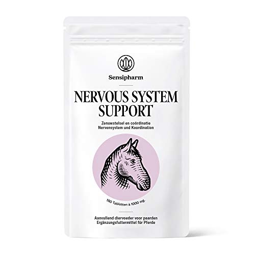 Sensipharm Nervous System Support - Unterstützt das Nervensystem, Nerven - 180 Tabletten a 1000 mg. für Pferde von Sensipharm