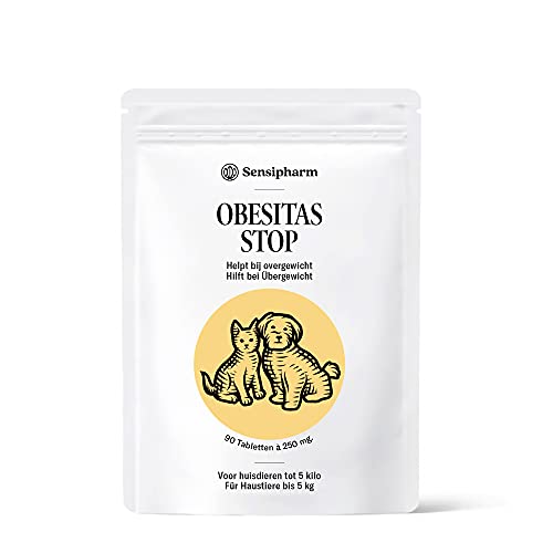 Sensipharm Obesitas Stop - Hilft Natürlich bei Übergewicht, Verstopfung - 90 Tabletten a 250 mg. für Katzen, Hunde, Meerschweinchen, Kaninchen Sensipharm Obesitas Stop - Hilft Natürlich bei Übergewicht, Verstopfung - 90 Tabletten a 250 mg. für Katzen, Hunde, Meerschweinchen, Kaninchen von Sensipharm