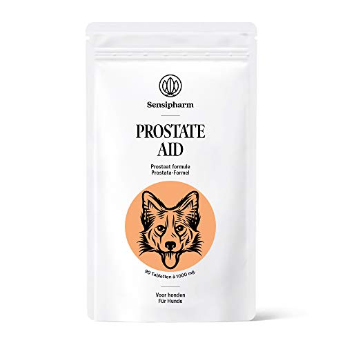 Sensipharm Prostata Aid - Hilft Natürlich bei Prostata Entzündung - 90 Tabletten a 1000 mg. für Hunde von Sensipharm