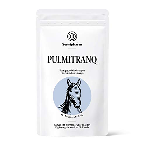 Sensipharm Pulmitranq - Nahrungsergänzungsmittel für Lunge und Atemwege - 180 Tabletten a 1000 mg. für Pferde von Sensipharm