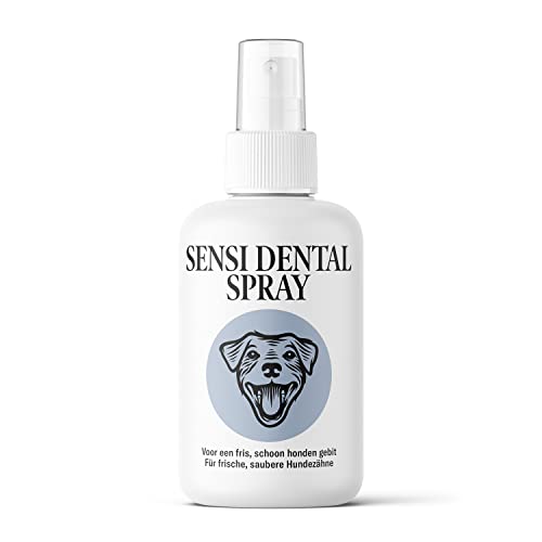 Sensipharm Sensi Dental Spray 100 ml - Zahnspray für Hunde, Zahnsteinentferner Hund, Zahnreinigung und Zahnpflege mit frischem Atem - Dentalspray für Hunde gegen Zahnbelag und Mundgeruch Hund von Sensipharm