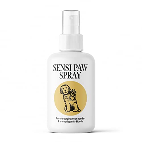 Sensipharm Sensi Paw Spray - 100 ml Pfotenpflege für Hunde, Hundepfoten Balsam Spray und Schutz, Pfotenschutz für Hunde im Winter, Pfotenwachs für Schneeschutz. von Sensipharm