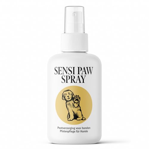 Sensipharm Sensi Paw Spray - 100 ml Pfotenpflege für Hunde, Hundepfoten Balsam Spray und Schutz, Pfotenschutz für Hunde im Winter, Pfotenwachs für Schneeschutz. von Sensipharm