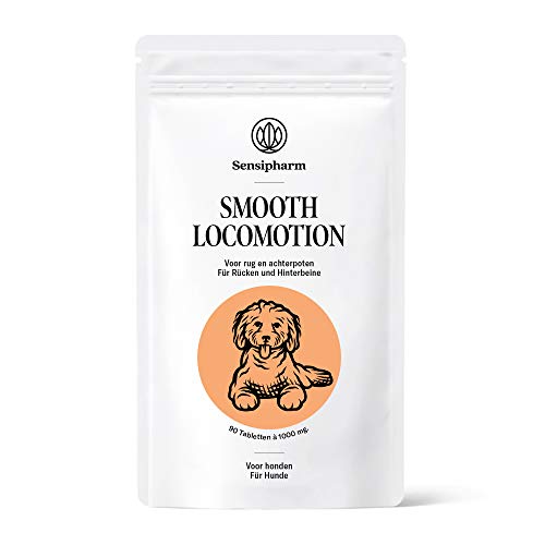 Sensipharm Smooth Locomotion 90 Gelenktabletten a 1000 mg für Hunde- Hilft Natürlich bei Rücken, Hinterhand, Hinterbeine, Muskeln, Gelenke von Sensipharm