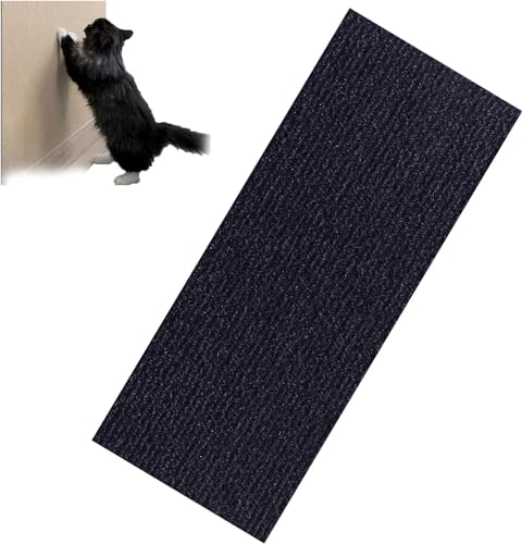 Kletternder Katzenkratzer, trimmbarer Selbstklebender Katzenkratzteppich, DIY wandmontierter Katzenkratzer für Kratzbaumregale, schützen Sie Möbel & Sofas (Blau, 30x100 cm) von Sentechx