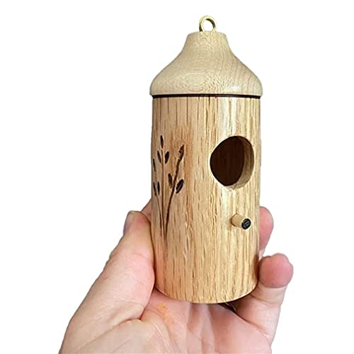 Kolibri-Schaukelhaus, Kolibri-Haus aus Holz zum Aufhängen im Freien, Kolibri-Nest für die Baumdekoration im Freien von Sentechx