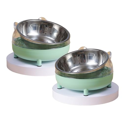Futternapf, Katzen- und Hundenapf, Doppelter Edelstahlnapf, Hunde- und Katzennäpfe erhöht, Acryl-Futterspender Ständer für kleine Tiernahrung und Wasser erhöhtes Geschirr Futternapf, Katzen- und Hundenapf, Doppelter Edelstahlnapf, Hunde- und Katzennäpfe erhöht, Acryl-Futterspender Ständer für kleine Tiernahrung und Wasser erhöhtes Geschirr von SePkus