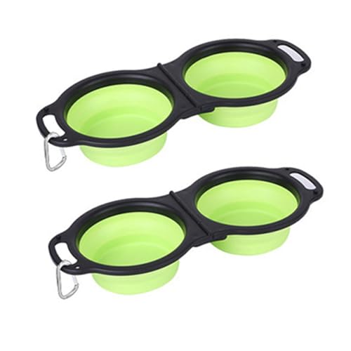 Zusammenklappbare Hundenäpfe, faltbare Futternapf, 2er-Pack, tragbarer Wassernapf für Reisen, Camping, Spaziergänge zu Hunden, Katzen, Haustieren Zusammenklappbare Hundenäpfe, faltbare Futternapf, 2er-Pack, tragbarer Wassernapf für Reisen, Camping, Spaziergänge zu Hunden, Katzen, Haustieren von SePkus