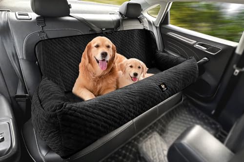 Sephyroth Hunde-Autositz für mittelgroße und große Hunde unter 45,4 kg, Hunde-Autobett, waschbar, Haustier-Reise-Sicherheits-Autositz, super weich, sicher, abnehmbar, passend für alle Auto-Rücksitze, Sephyroth Hunde-Autositz für mittelgroße und große Hunde unter 45,4 kg, Hunde-Autobett, waschbar, Haustier-Reise-Sicherheits-Autositz, super weich, sicher, abnehmbar, passend für alle Auto-Rücksitze, von Sephyroth