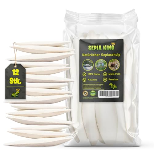 Sepia King Sepiaschalen 12 Stück 10-15cm - Kalzium u. Vitaminversorgung, Nahrung, Futter für Reptilien, Schildkröten, Bartagamen, Vögel - Sepia Schalen, Terrarium Zubehör Sepia King Sepiaschalen 12 Stück 10-15cm - Kalzium u. Vitaminversorgung, Nahrung, Futter für Reptilien, Schildkröten, Bartagamen, Vögel - Sepia Schalen, Terrarium Zubehör von Sepia King
