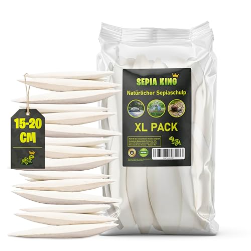 Sepia King Sepiaschalen Premium XL Vorteilspackung 250g Sepia Schalen - Optimale Kalzium und Vitaminversorgung - Nahrung, Futter für Reptilien, Schildkröten, Bartagamen, Vögel - Terrarium Zubehör Sepia King Sepiaschalen Premium XL Vorteilspackung 250g Sepia Schalen - Optimale Kalzium und Vitaminversorgung - Nahrung, Futter für Reptilien, Schildkröten, Bartagamen, Vögel - Terrarium Zubehör von Sepia King
