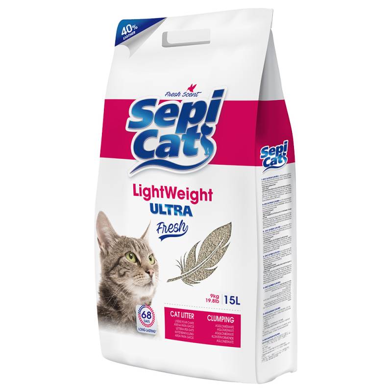 2 x Sepicat LightWeight zum Sonderpreis! - Ultra Fresh (2 x 15 l) von Sepicat