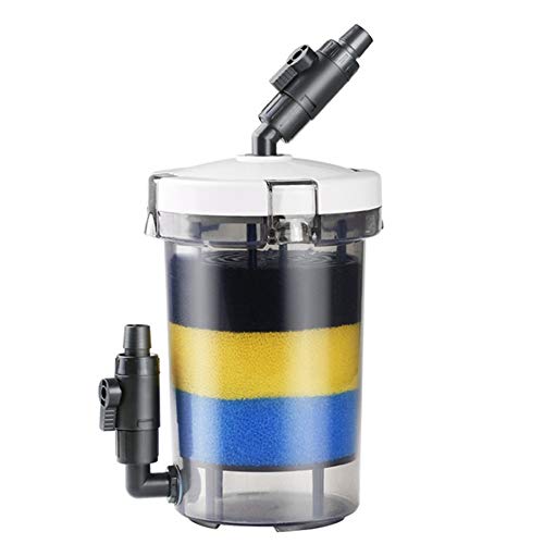 Seprendi Aquariumfilter, ultra-leise, externe Aquarium-Filtereimer LW-603, Aquarium-Filterausrüstung, Frontgrasbehälter, Stummschaltung, Außenfass von Seprendi