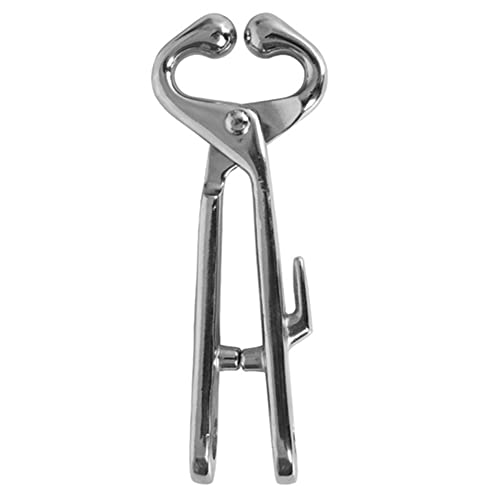 Seprendi Rinder-Nasen-Ring Vieh Edelstahl Vieh Kuh Nase Blei Rinder Nase Rinderclip für Bauernhof Ranch von Seprendi