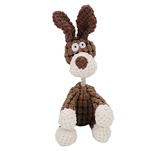 Hirsch Plüsch Hundespielzeug, Plüschspielzeug für Große Hunde, Quietschendes Hundekauspielzeug mit Krepppapier, Unterstützt Die Hundezahnreinigung, Hundekauspielzeug für Kleine und mittlere Hunde Hirsch Plüsch Hundespielzeug, Plüschspielzeug für Große Hunde, Quietschendes Hundekauspielzeug mit Krepppapier, Unterstützt Die Hundezahnreinigung, Hundekauspielzeug für Kleine und mittlere Hunde von Septpenta
